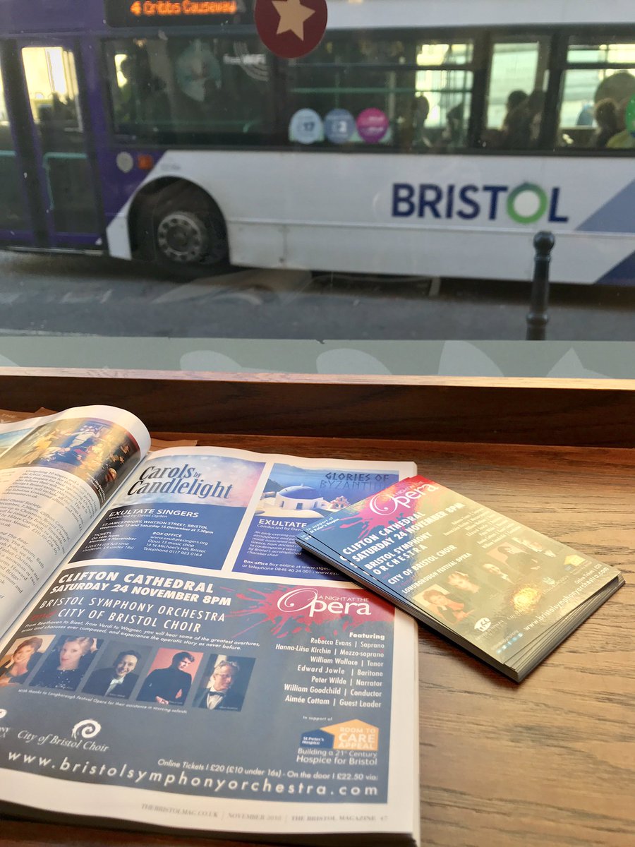 Spotted in a cafe on Queens Road! #BristolSymphony #concertpromotion