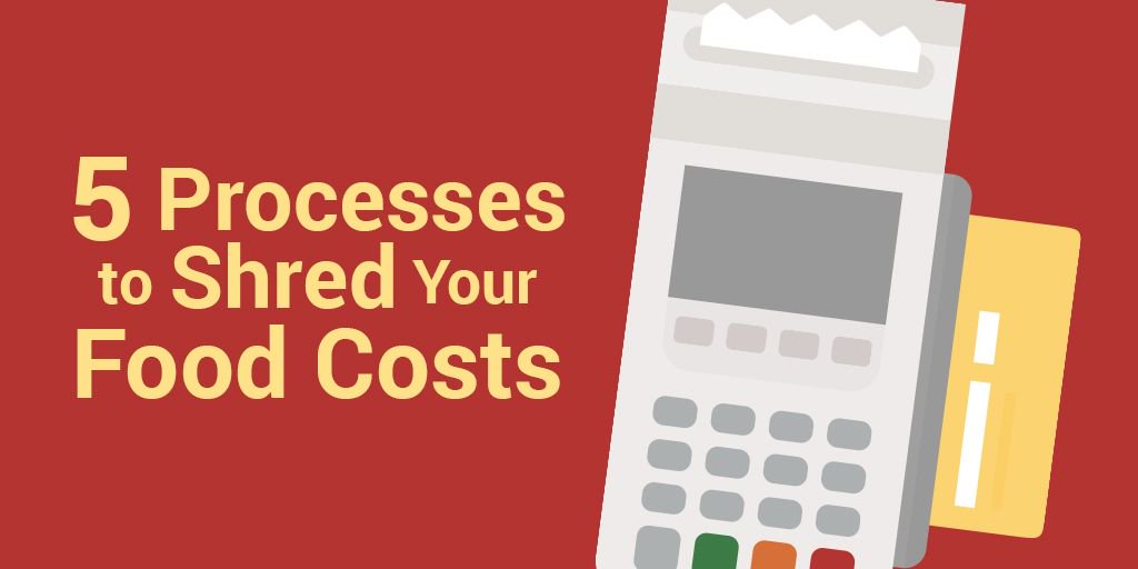 #Infographic: 5 Processes to Shred Your Food Costs #restaurant #foodcost  buff.ly/2DBUeRj
