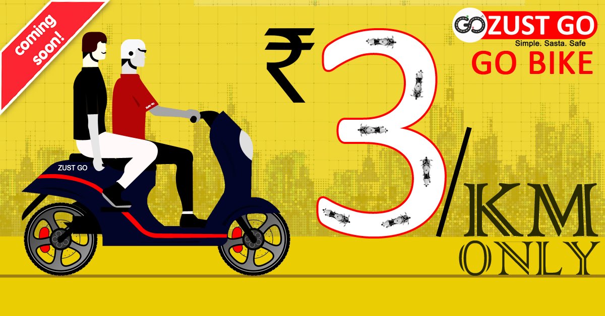 ZustGoCab's tweet photo. #OneManCab!
#Ride to Your #Destination with Go Bike at the most #economical #fare!
Coming Soon!
#GoBike🏍 
#Simple #Sasta #Safe 
#MoveWithZustGo https://t.co/Yh8KEMZFij