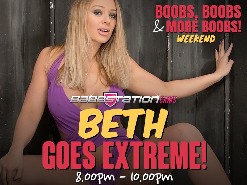 🚨GUARANTEED X RATED FUN WITH @BethUndressed 
😈Undress Beth Tomorrow Night 
📅 From 8PM
📲 https://t.co/bO0hqwD9lN 
#moreboobsweekend https://t.co/TA6MMpW13y