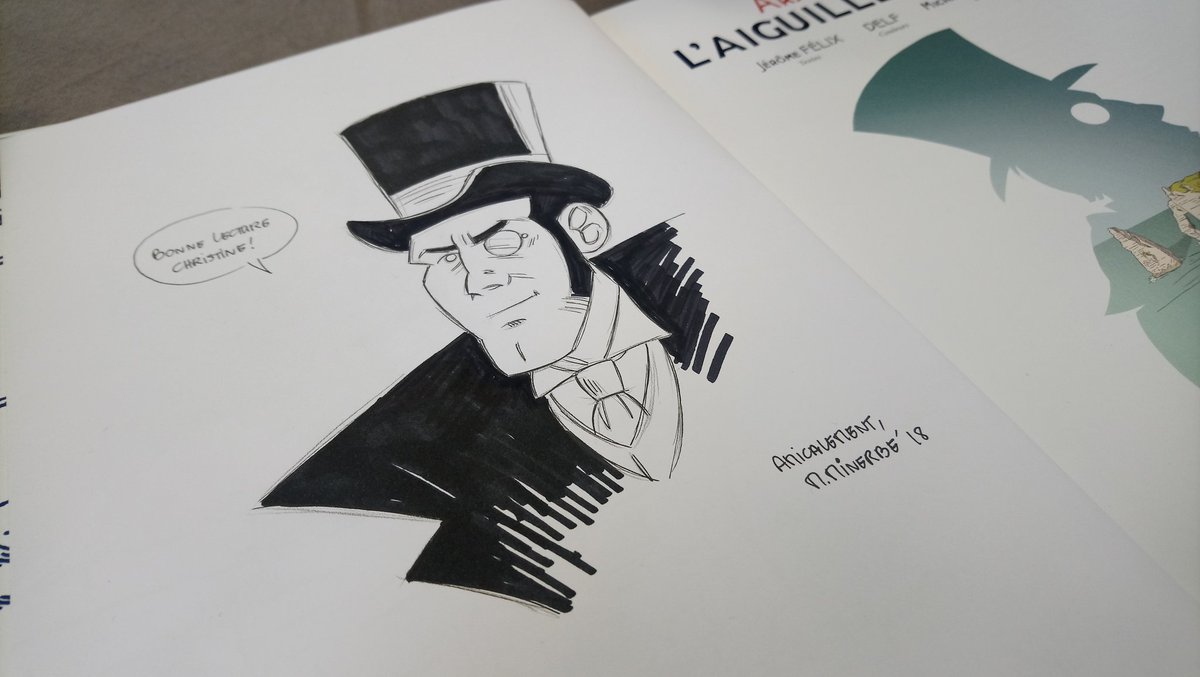 OREPEditions's tweet photo. Michaël Minerbe est en #dedicace chez #orep à #bayeux !!! 😍😍😍 #cadeau de #noel parfait !!! 👌#bandedessinnee #edition #editionsorep #editeur #arsenelupin #normandie https://t.co/v4btrZxuMM