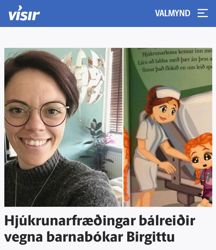 Kona skrifar skýra, yfirvegaða og upplýsandi gagnrýni um birtingarmynd fagstéttar sinnar í nýútkominni barnabók = heil (kvenna)stétt bálreið. #brjálaðarkellingar