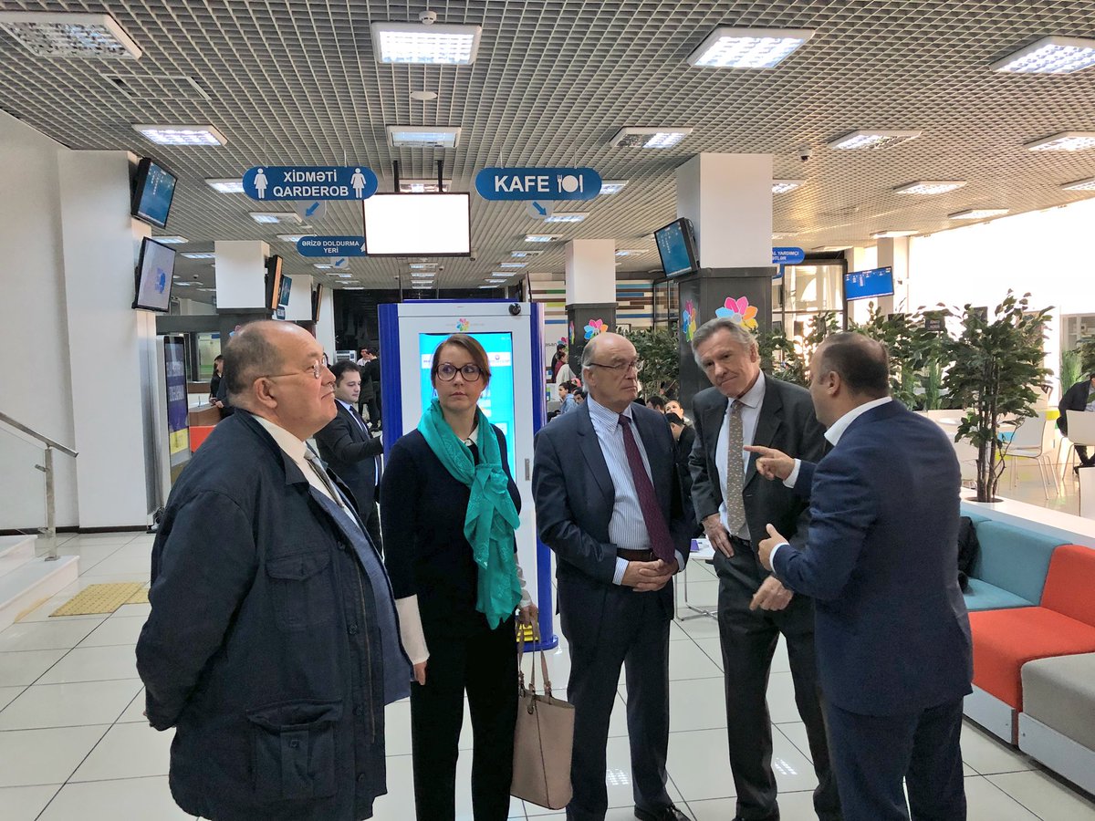 AmisAzerbaidjan's tweet photo. Délégation #française menée par @JFMancel à rencontré le vice-président M. Azad Jafarov d’@asanxidmat (#Asan service) 
♦️Échange sur des coopérations entre l’@AmisAzerbaidjan et @asanxidmat
♦️Visite guidée du guichet unique 
#adminsitration
#servicepublic
#Azerbaijan 🇦🇿
#France🇫🇷 https://t.co/UjDRqXioIX