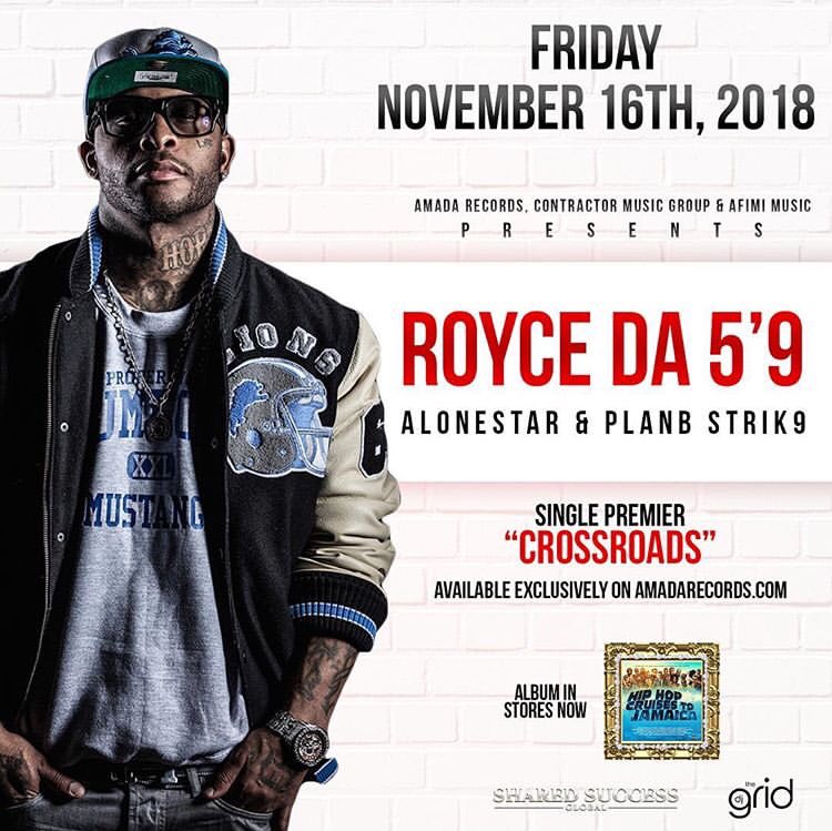 <a href="/flvr_records/">FLVR Records</a> artist <a href="/planbstrik9/">Plan B Strik9</a>  and affiliate <a href="/ALONESTAR1/">jethro ALONESTAR Sheeran</a> team up with <a href="/Royceda59/">Nickle</a> for the new single “Crossroads” off the newly released Hip Hop Cruises to Jamaica Compilation on @AmadaRecords <a href="/DJGridUSA/">THE DJ GRID 🇺🇸💿📀🇺🇸</a> available now. <a href="/hitmakerserv/">Hitmaker Music Group</a> <a href="/NewWaveDistro/">NewWaveDistro</a>  #rapmonster #rap #hiphop