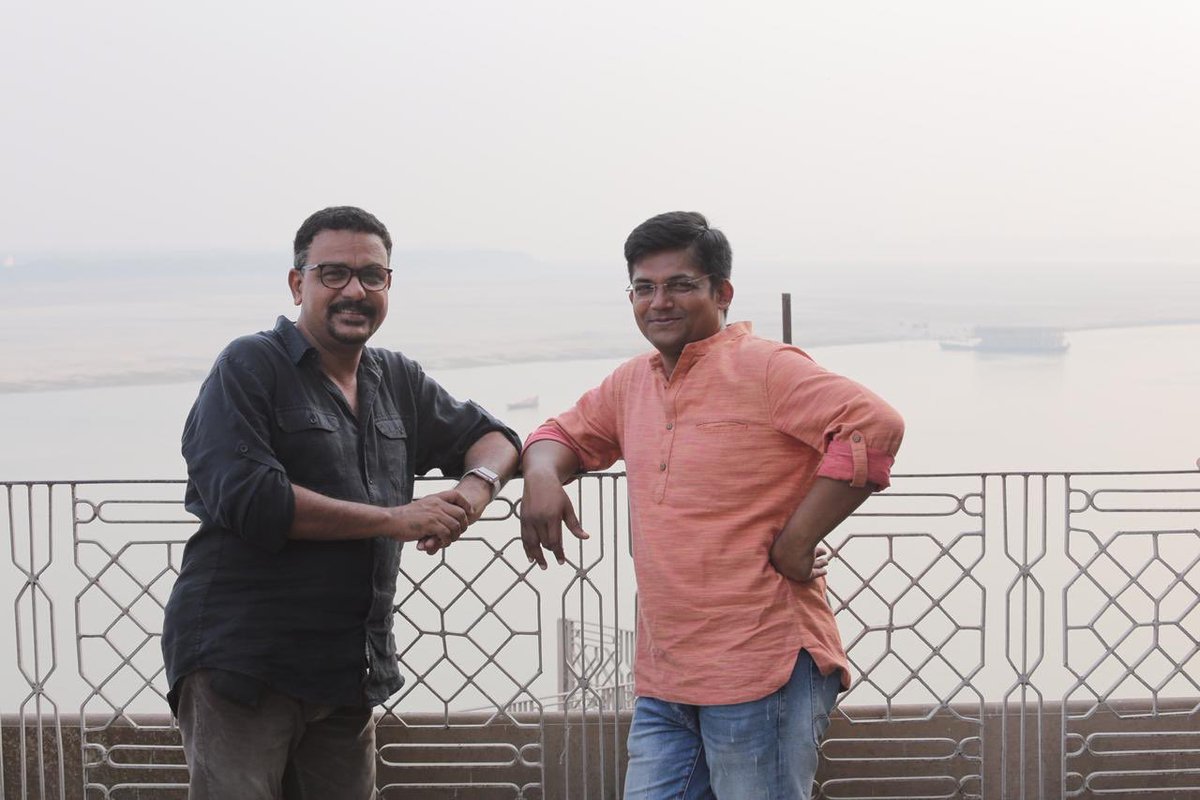 VManiT's tweet photo. เคซเคผเฅเคฐเฅเคธเคค เคเฅ เคชเคฒ with Coolest Dude of Team #setters @santoshthundiyi #bestDOP @settersthefilm @lovelyfilmsprod #varanasi #movieshooting #dharaharamosque https://t.co/QCamIrtJ3k