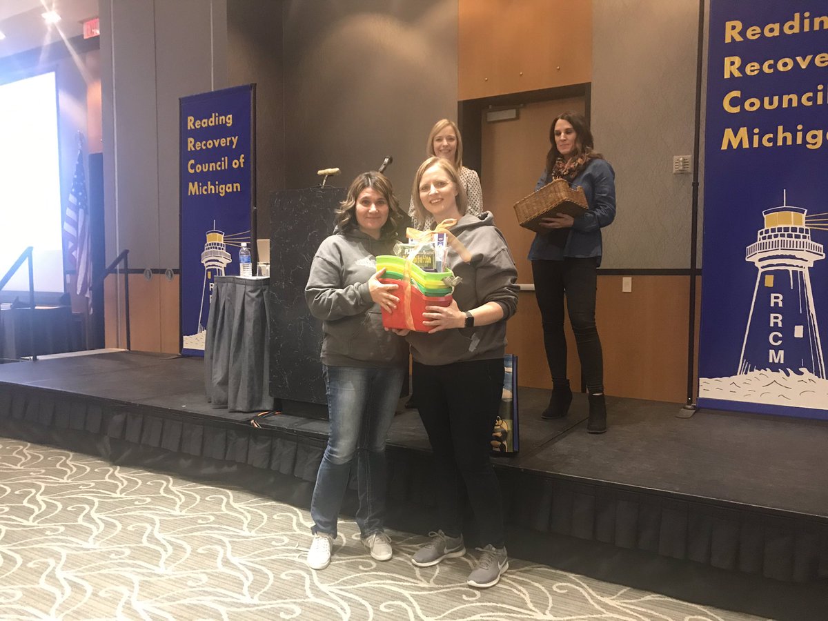 BBeacom's tweet photo. EUP Reading Recovery Site had a great couple days of learning and winning some give always. @EUPISD #RRCM2018 https://t.co/3yseTJTjiR