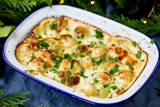 KitchenSanc2ary's tweet photo. 3 Cheese Sprout Gratin – or maybe we can call it Sproutyflower Cheese? (Chris came up with that name tee hee!) is a super-quick and easy sprout-take on cauliflower cheese. https://t.co/e1gA0ltnn0 #holidayside https://t.co/YMaLomkFr8