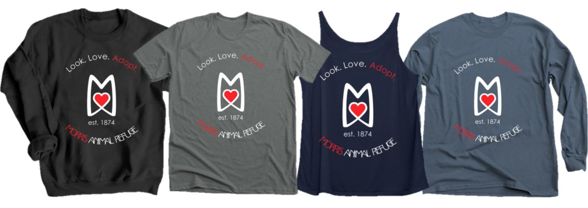MorrisAnimal's tweet photo. #ThereIsntMuchTime left to get great new Morris gear! Only available through 11/21. Show your support of the shelter while helping homeless pets! Great gift for the Refuge fan in your life. See more: https://t.co/iszJY1zGVY! cc: @HashtagJones1 @SadlyCatless. https://t.co/rScxZ7F9UW