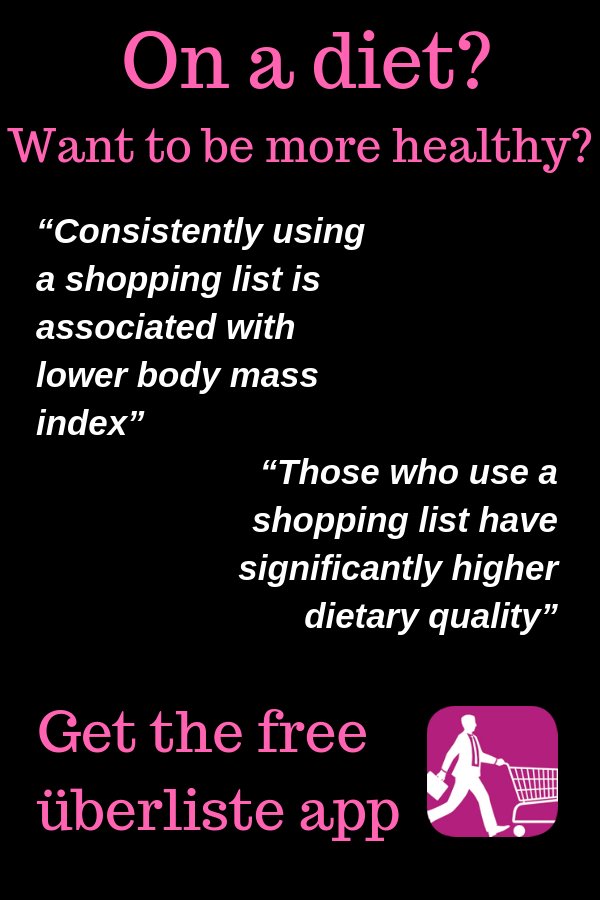 uberliste's tweet image. Being prepared with a shopping list is your tool to combat the impulse purchase and fill your pantry with healthy food options.

Get the free app: itunes.apple.com/us/app/%C3%BCb…

#HealthyFood #HealthyEating #diet #shopping #ios #app #free #grocery #groceryshop #Gesund #weightloss