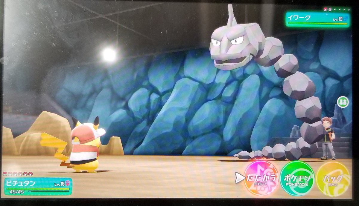 Amazinghisa Twitter ನಲ ಲ 今日のピカブイ ニビジムに挑戦 イシツブテはフシギダネが イワークはピカチュウが倒しました 見事 グレーバッチ ゲット ピカブイ イシツブテ イワーク ニビジム
