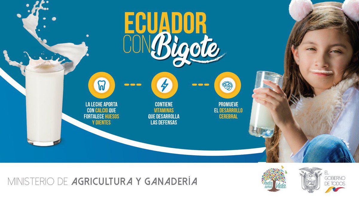 AgriculturaEc's tweet image. ¡Mami! ¿Sabes que la leche 🥛 es un alimento completo que me ayuda a crecer? 
Queremos que seas parte de un #EcuadorConBigote, tu consumo y el de tu familia apoyan al pequeño y mediano productor lechero del país 🇪🇨