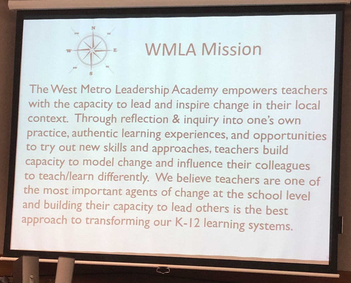 Feeling energized and inspired after my last two days of learning in the West Metro Leadership Academy. #PersonalProfessionalGrowth @WeTeach4Each @lstamson <a href="/DanielleGambe/">Danielle Gambe</a> @jopeterson8558