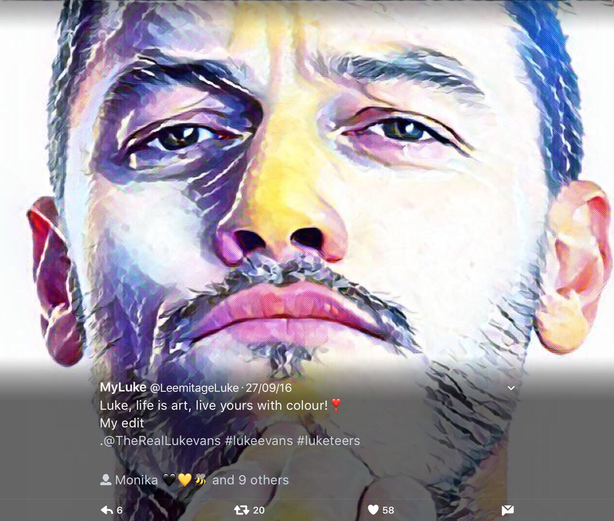 Luke Evans Fan tweet media