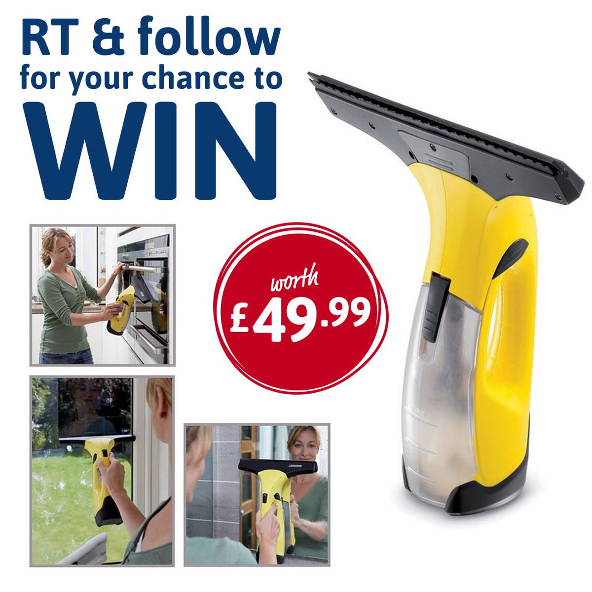 studio_co_uk's tweet photo. ⭐⭐⭐⭐ RT, FOLLOW &amp; TAG a fellow clean freak with #WinStudio in the comments for your chance to WIN!! UK only. Ends 25/11/18 https://t.co/wTehkYfhnA #Karcher #WindowVac #Win ⭐⭐⭐⭐ https://t.co/PYWMWM5JN5