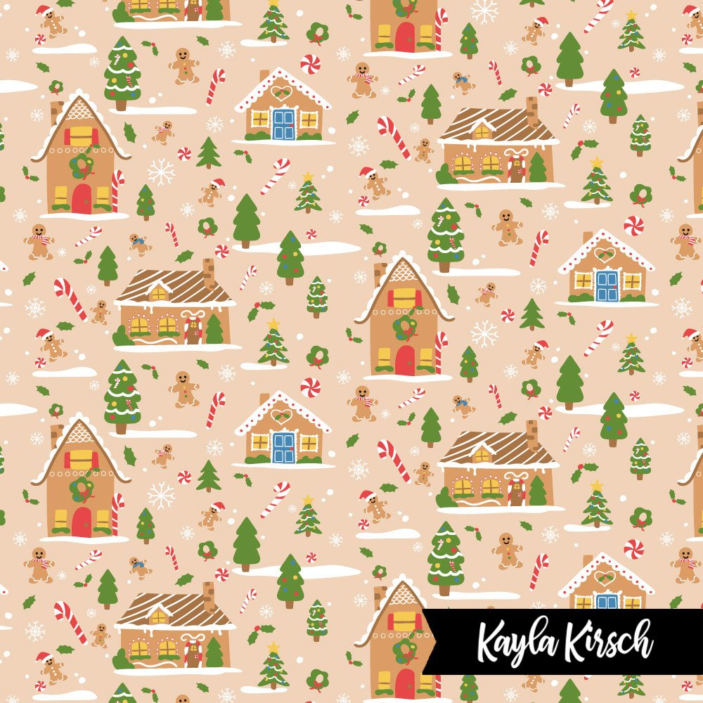 KaylaK_Design's tweet photo. I've been working on some holiday patterns, including this little gingerbread town right here. Go check it out on the current #spoonflower holiday challenge!

#illustrationartists #kaylak_design #surfacepatterndesign  #surfacepatterncommunity  #gingerbreadhouse #gingerbreadmen https://t.co/ubjgZx4FDB
