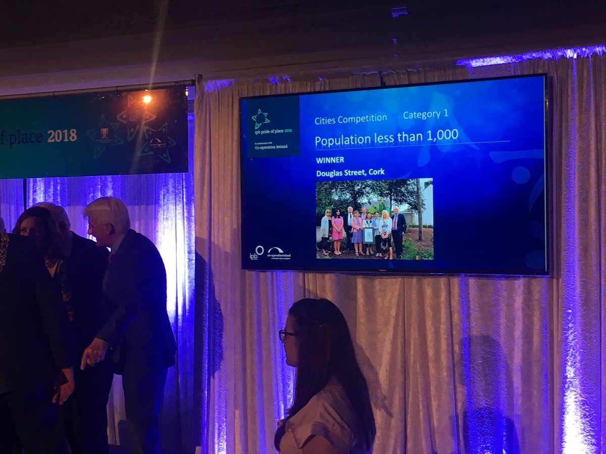 cllrkmac's tweet photo. #ipbpop2018 And the Great Douglas Street, Cork has won a National Pride of Place award; there will be an even bigger street party next year! Every street in Ireland should have a community party like they have on the historic Douglas St + it has a great set of community toolkits https://t.co/jEAFhNJGKe