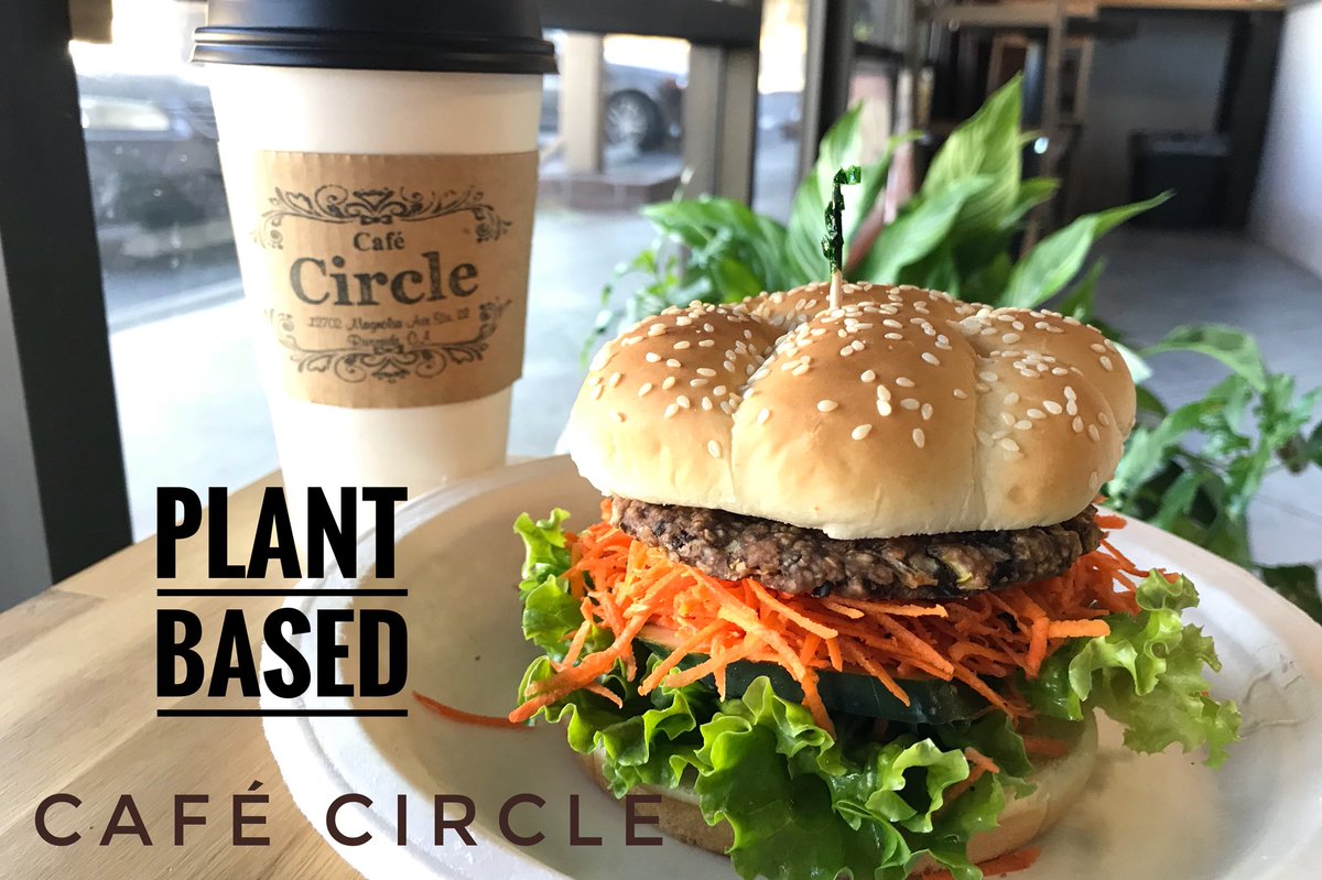cafecircleca's tweet photo. Plant based burger #riverside #vegetarian #vegan #plantbased #plantbaseddiet #soyfree  #healthy #healthylifestyle #healthyeating #dairyfree https://t.co/qXs2wrNQgp