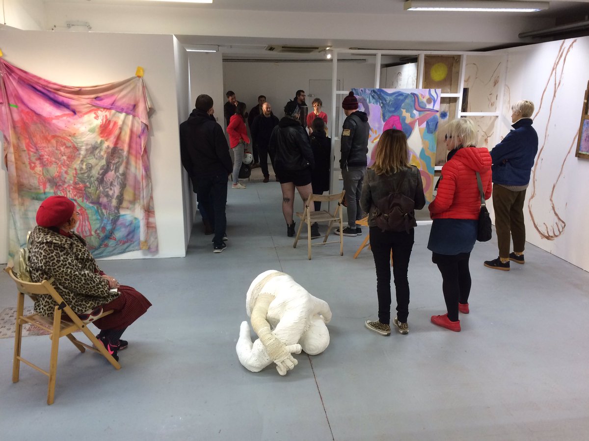 CarabooProjects's tweet photo. Thank you to everyone who came to the talk today, we hope you enjoyed it. Big up to #PhilRoot, #KarolinaPtaszkowska and #RossTaylor #Sightings #carabooprojects #bedminster #bristol 💛 https://t.co/9VUX2fshvH