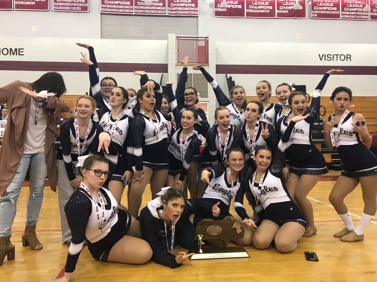 PNHS_DT's tweet photo. Plymouth north dance team won second place at states today! #hardworkpaysoff https://t.co/HnpBozEVAH