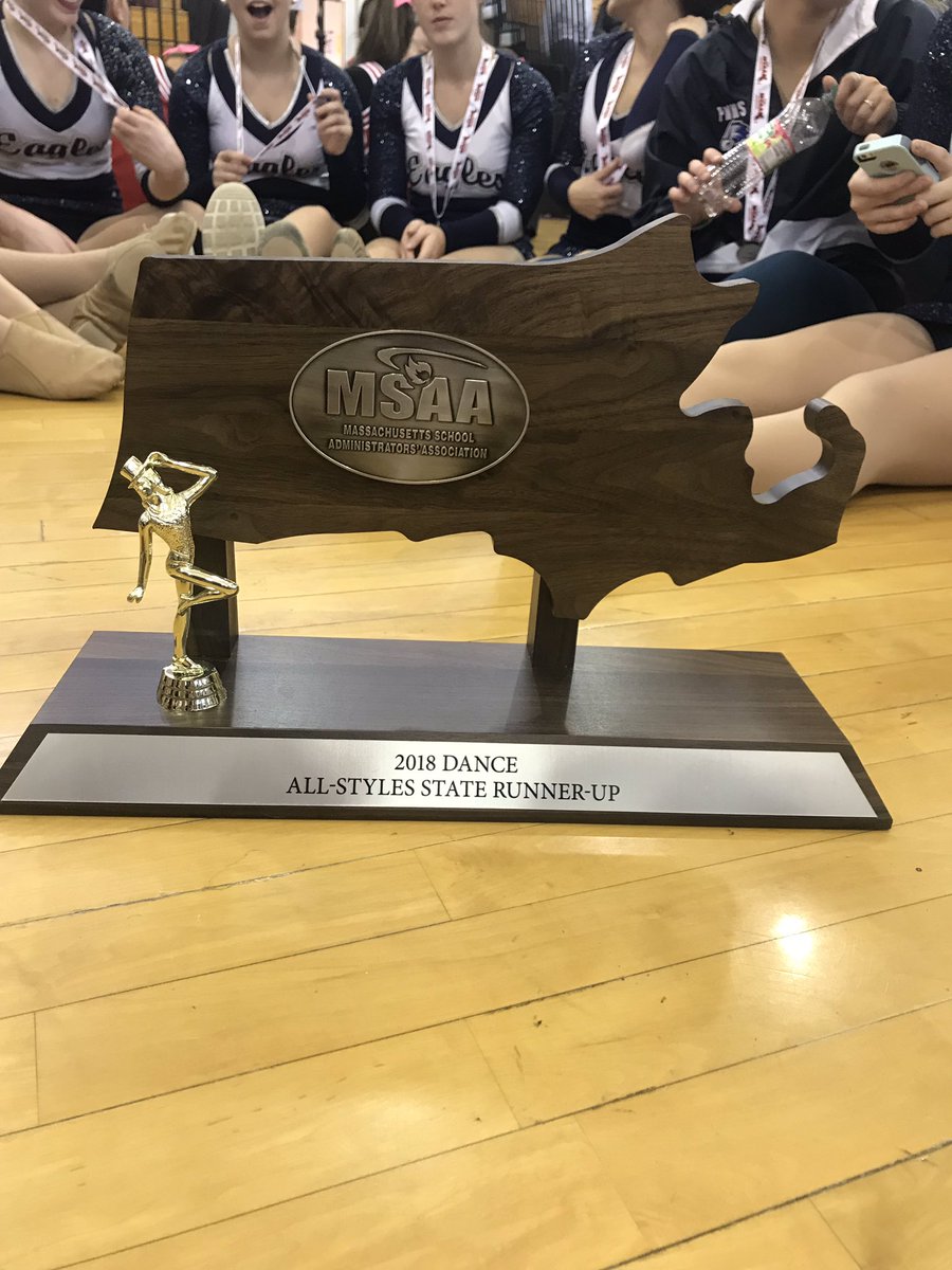 PNHS_DT's tweet photo. Plymouth north dance team won second place at states today! #hardworkpaysoff https://t.co/HnpBozEVAH
