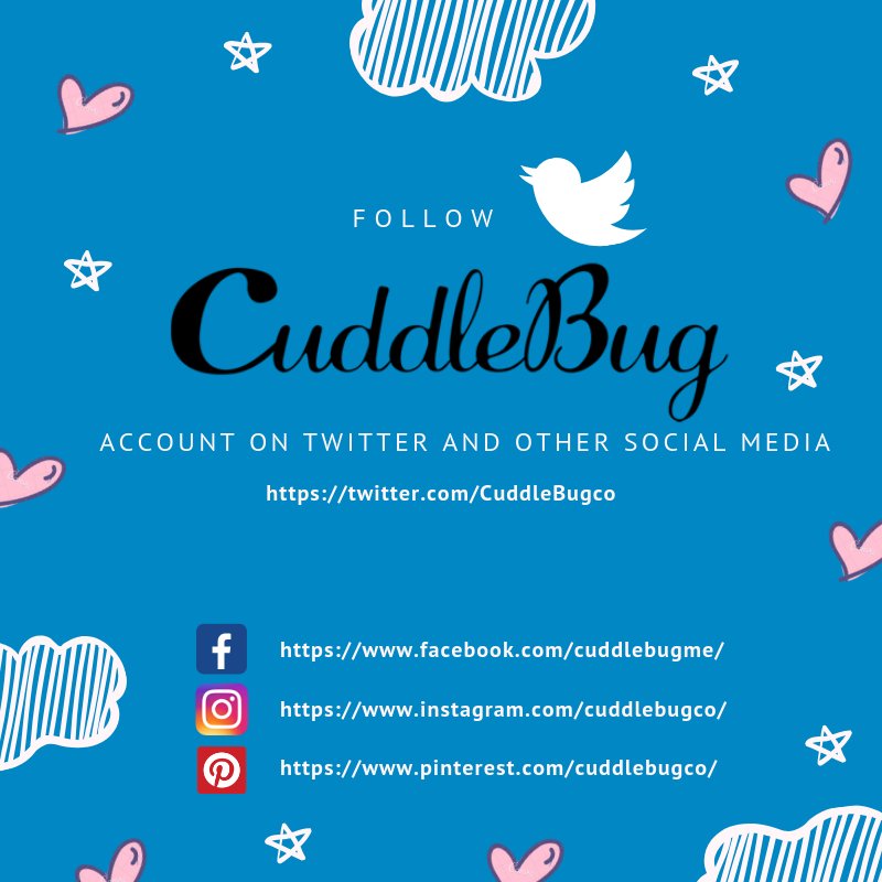 CuddleBugco's tweet photo. Show us some LOVE❗
.
Did you know that you can keep in touch with us on 7 social media outlets? So let’s get social! Like us, tweet us, instagram us, pin us – we want to hear from you❗
#cuddlebugco #facebook #instagram #twitter #pinterest #tumblr #youtube #google+ https://t.co/Dk1N1yvSBO