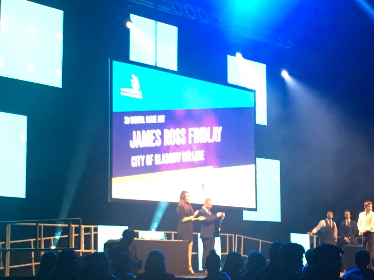 James Ross Findlay <a href="/CofGCollege/">City of Glasgow College</a> takes Gold in 3d Games Art