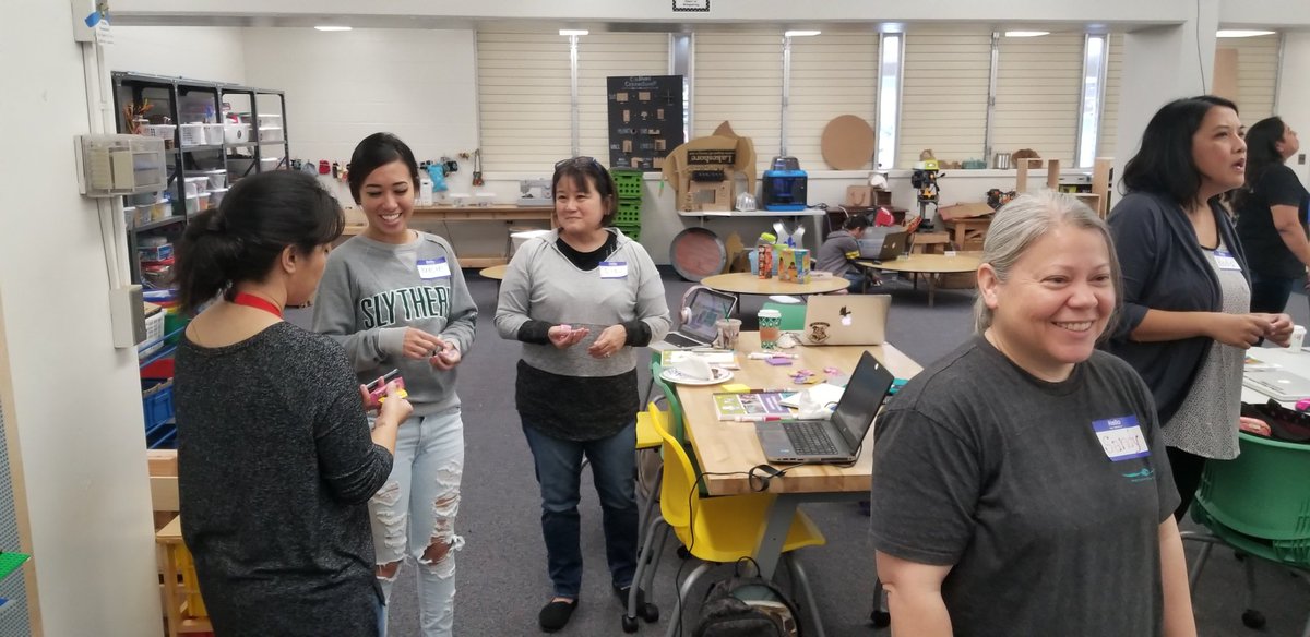 HikariKishi's tweet photo. Very energetic group this morning! Meeting new people and jumping in to CS at the #Codeorgpd #CSforALL #CSforHI https://t.co/YsAVUDPQNC