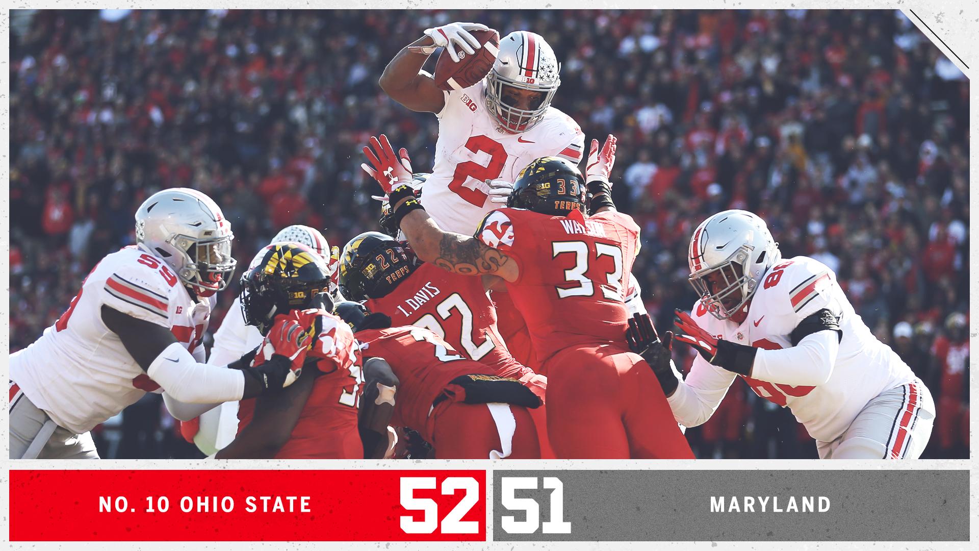Espn On Twitter Unreal No 10 Ohio State Claws Back To