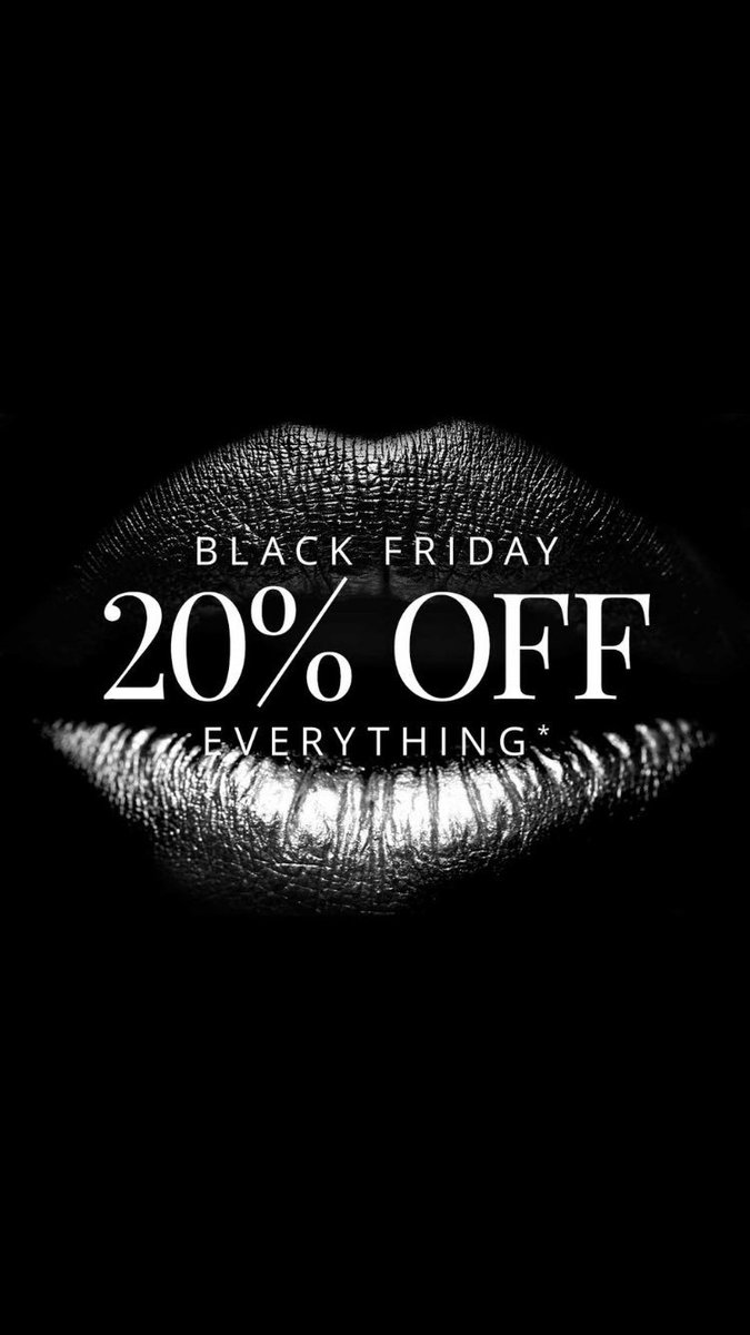 20% OFF throughout store Thur22nd-Sat25th. T&amp;cs apply #blackfriday #shoplocalDlk #LouthChat