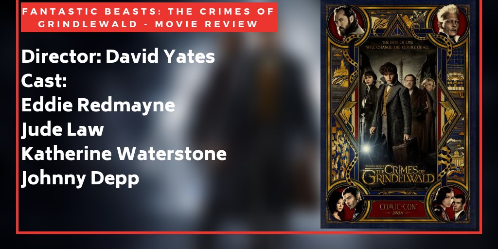 credit_post's tweet photo. #FantasticBeasts The Crimes Of Grindelwald is a poorly written film that comes across too over convoluted for its own good. While HP fans may enjoy it, we found it incredibly messy, boring, dull and lifeless.
⭐ https://t.co/Yh1Yoe83dR
