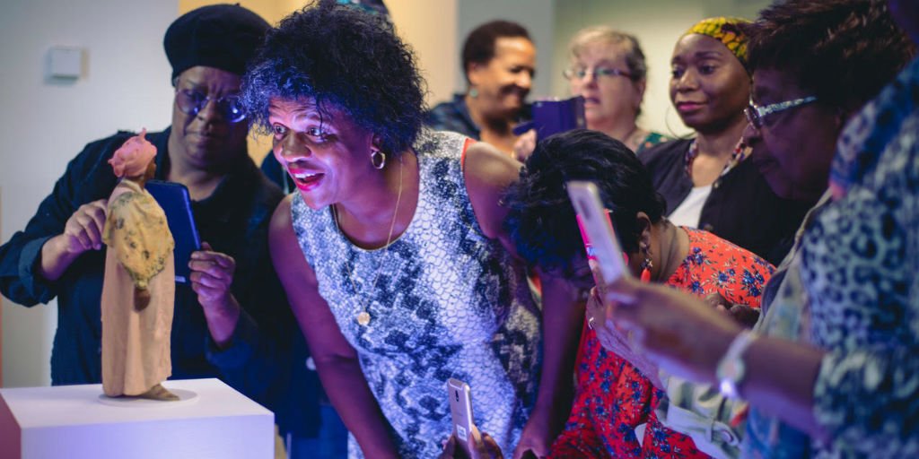 NationalTheatre's tweet photo. Tomorrow as part of #CourageEverywhere events, @nonzeroone  will be talking about #PutHerForward, their project that recognises living women, who have done remarkable things to positively impact the people around them, with new, public statues https://t.co/dRTn6TMTsV
