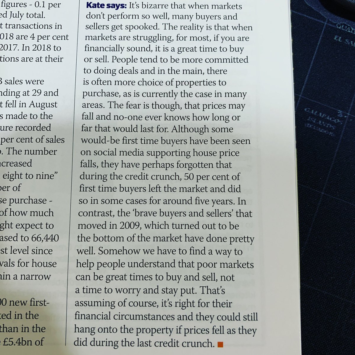 OASEstates's tweet photo. Kate Faulkner says that when markets are struggling it is a great time to buy or sell and the ‘brave’ buyers and sellers of 2009 for example have done pretty well.
#creditcrunch #brexit #house #houseprices #prices #economy #uk #housing #prices #markets #oasestates https://t.co/8AApZ6qgir