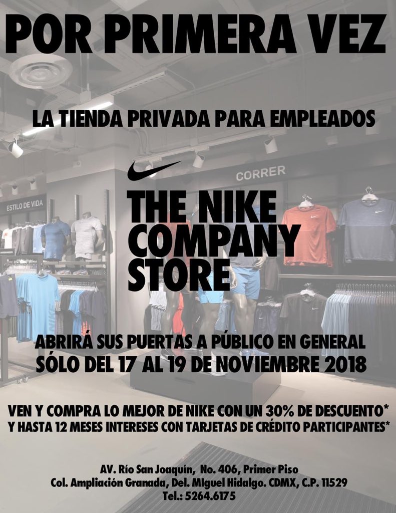 nike company store mexico