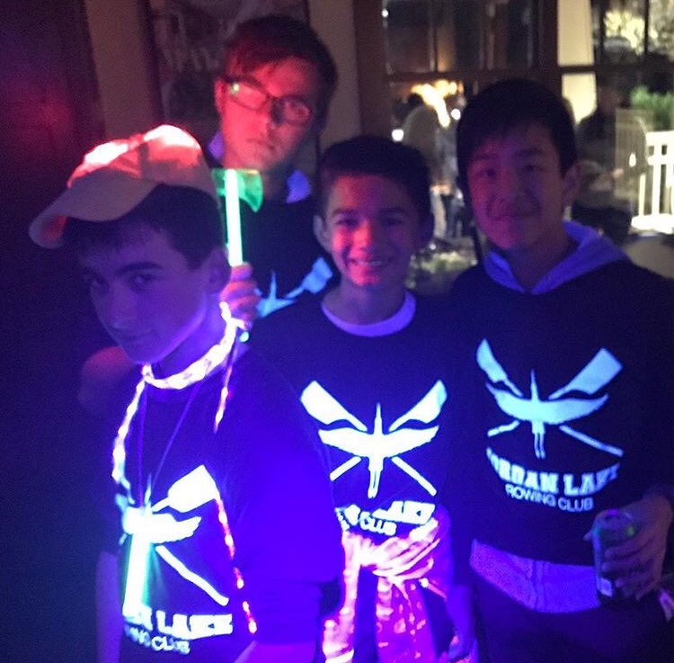 JordanLakeCrew's tweet photo. Not even the 3rd flooding of the season at #jordanlake could stop us from getting our #glow on to celebrate our 3rd birthday and the end of an epic fall season! We’ll start spring season with a #GlowRow Thanks for the inspiration @ThamesTradesmen #rowing #rowinglife #rowon https://t.co/rUWltoPrkW