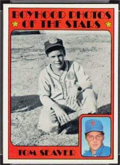 Happy 74th birthday to Tom Terrific. Click here  to check out 10 great Seaver cards. 