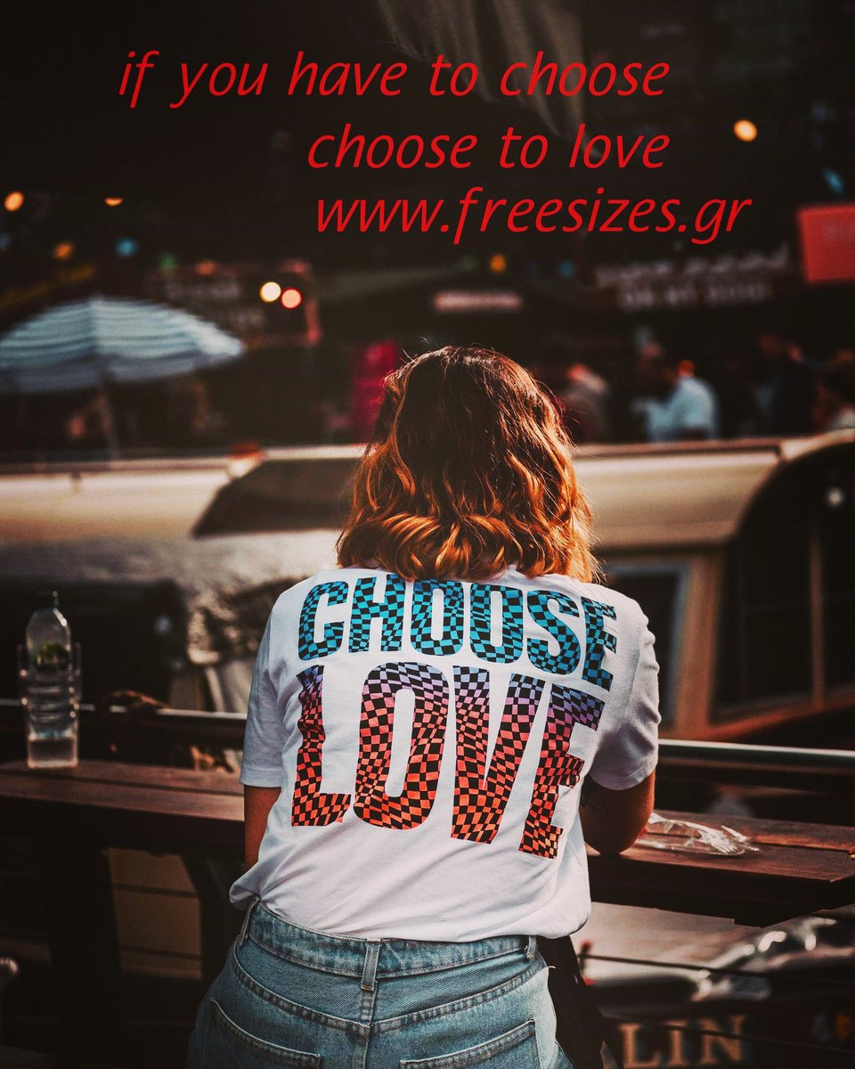 freesizesgr's tweet image. If you have to choose, choose love! #loveyourself #plussizefashion