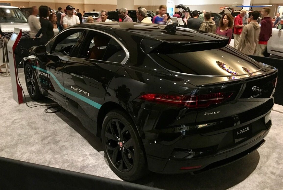 TampaAutoShow's tweet photo. You don't want to miss the opportunity to check out #Jaguar's first all-electric vehicle, the #ipace, at the #TampaAutoShow! https://t.co/Pm5cDF5SLR