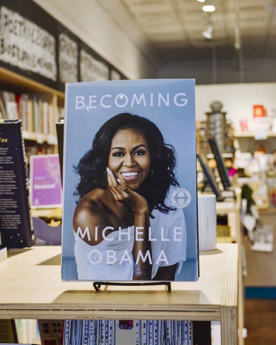 AvidBookshop's tweet photo. BECOMING by Michelle Obama from @randomhouse  ⠀ ⠀ ⠀
#avidrecommends #booklove #independentbookstore #athensga #readwithme #readmore #bookselves #bookrec #booklove #bookworm #bookish #booklover #bookstack #bookreview #indiesfirst #shoplocal https://t.co/7Hks003oCX