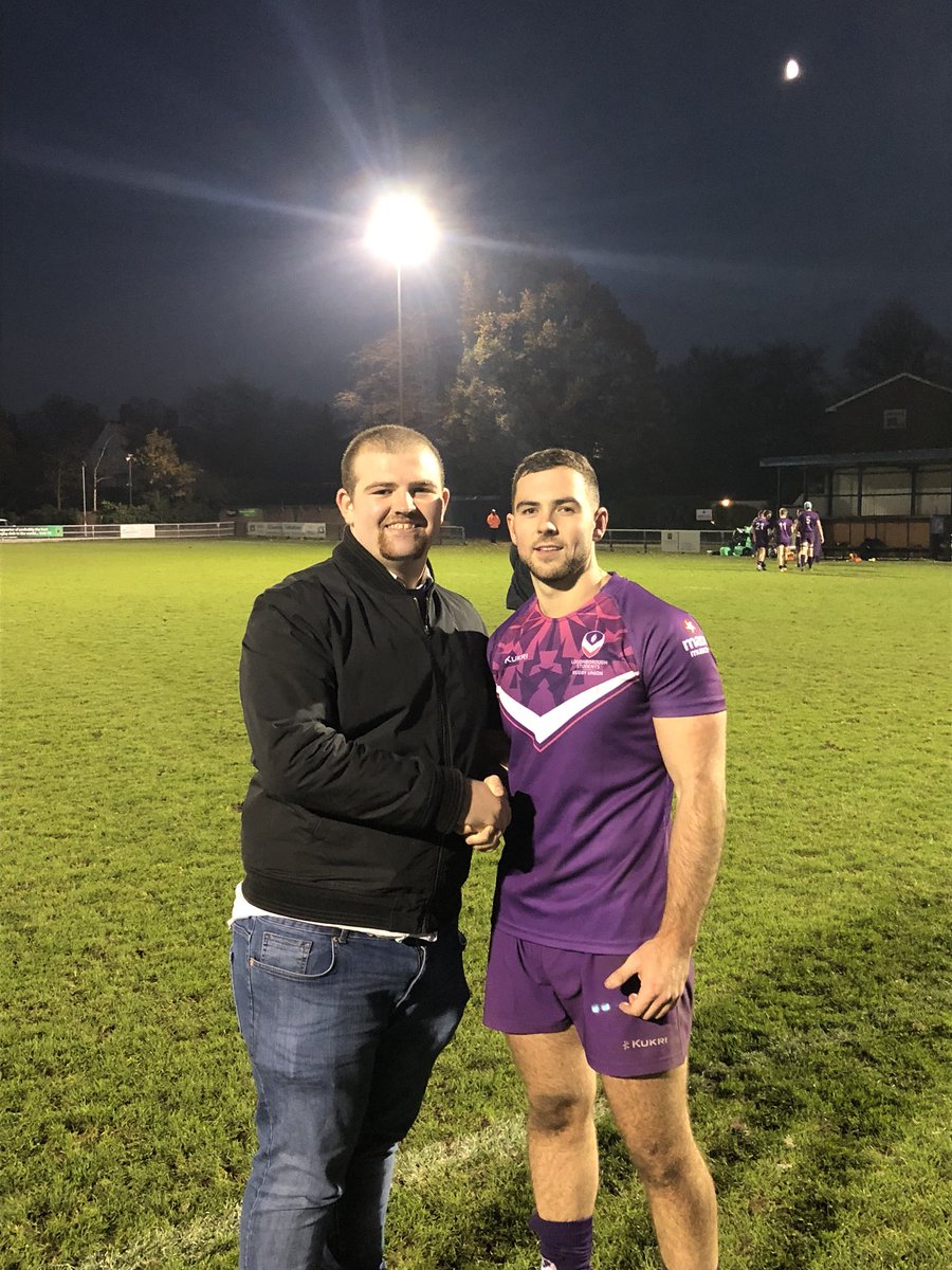LboroRugby's tweet photo. Congratulations to today’s Man Of The Match Harry Priestner! Exciting in attack, solid in defence, questionable bloke off the pitch... only joking of course, congratulations mate! Great performance! #nat1 #MOTM https://t.co/L34gRq50zk