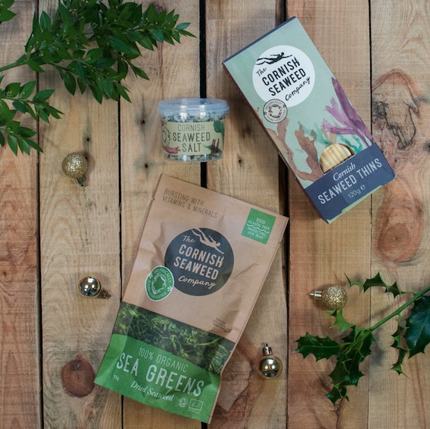 CornishSeaweed's tweet photo. -COMPETITION- To celebrate the launch of our new Special Edition Gift Box Sets we're giving one lucky seaweeder the chance to win our All Rounder set- including seaweed salt, a bag of Cornish seaweed &amp; our NEW seaweed thins! To enter simply FOLLOW us &amp; RT this tweet- Good Luck! https://t.co/AlYP56higU