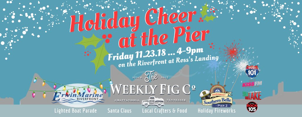 weeklyfig's tweet photo. Fireworks at the 2018 Holiday Cheer at the Pier &amp; Lighted Boat Parade - https://t.co/psJ9UnlTiM https://t.co/veTHa2FKDs