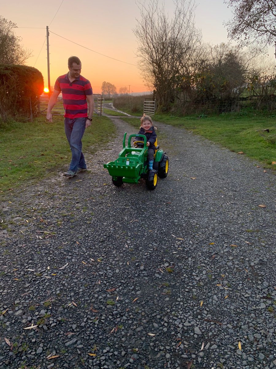 jonhighfield's tweet photo. Daddy... I want to go on my tractor!! #spoiltboy https://t.co/nYA3AX5mao