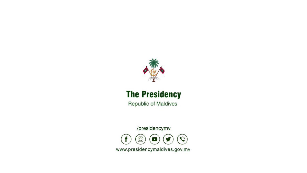 presidencymv's tweet photo. މި ނޮވެންބަރު މަހުގެ 18ވާ އާދިއްތަ ދުވަހަކީ ސަރުކާރުގެ އޮފީސްތައް ބަންދު ދުވަހެއްގެ ގޮތުގައި ރައީސުލްޖުމްހޫރިއްޔާ ހަމަޖައްސަވައިފި https://t.co/YysFaV2Imh https://t.co/eOm0tL5dFj