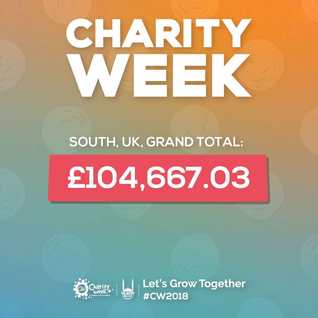 CharityWeek's tweet photo. And finally the #STANDOUTSOUTH overall total! SubhanAllah! 🎉✨ https://t.co/uslzu8IO9M