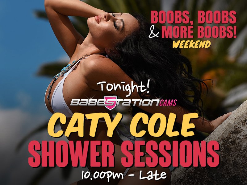 🚨STEAMY, WET, SHOWER SESSION WITH @CatyColeUK 
😍 Don't Miss Out Tonight
📅 From 10PM
#moreboobsweekend https://t.co/oFjS3E4G6v