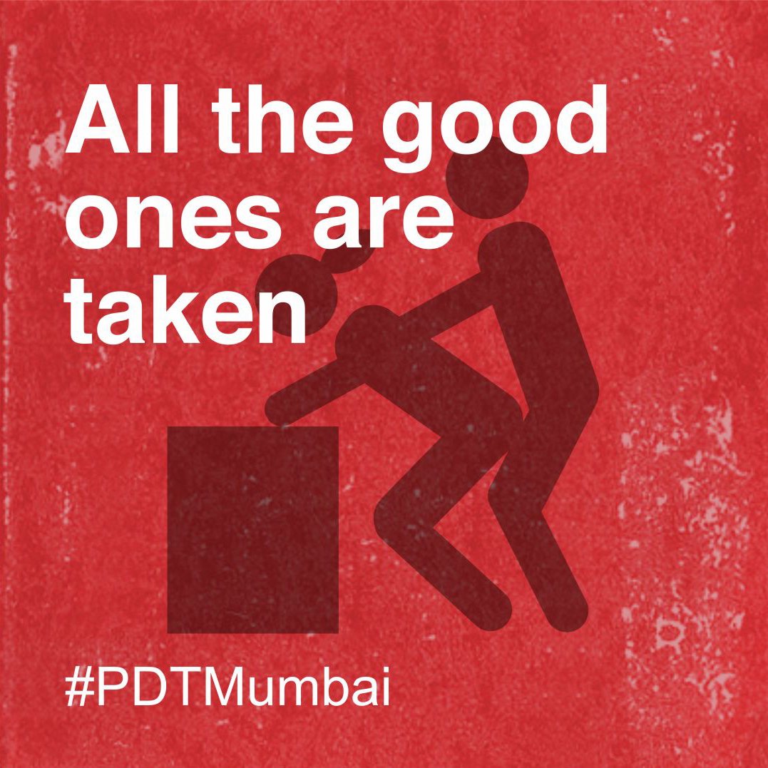 But sex does not discriminate. So keep doing it 😉

#PDTMumbai #eat #drink #socialise #qotd #quotes #foodie #quoteoftheday #fridaymood #funny #weekend