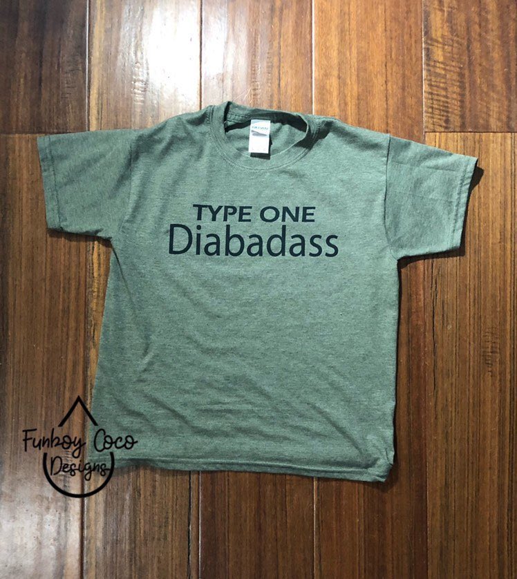 funboycoco's tweet photo. Excited to share this item from my #etsy shop: Type One Diabadass l Type one awareness l T1d Shirt #clothing #diabetesawareness https://t.co/MnopQgo1Fy https://t.co/PcUaPu3v2C