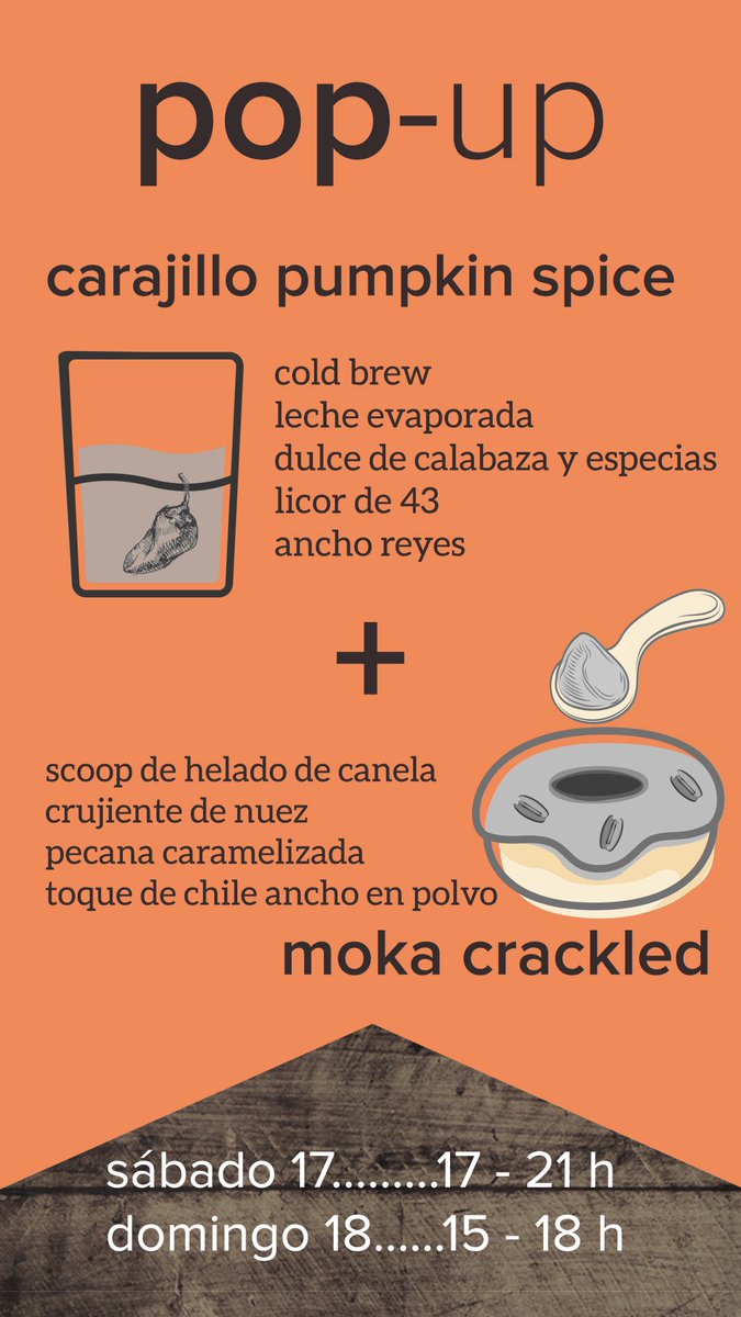 hoy en <a href="/MadDonaMX/">MadDona dona gourmet</a> un pop-up con tres carajillos y tres donas especiales.  a partir de las 17 h en cerrada de la paz 10, escandón. ¡allá nos vemos!