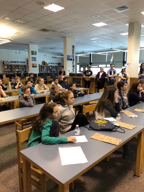 CBTamanendMS's tweet photo. Great day to be LINKed @CBTamanendMS  with @CBUnamiMS and @CBSouthHS. Great to see peer leadership in action! https://t.co/Yicp8YQxWt