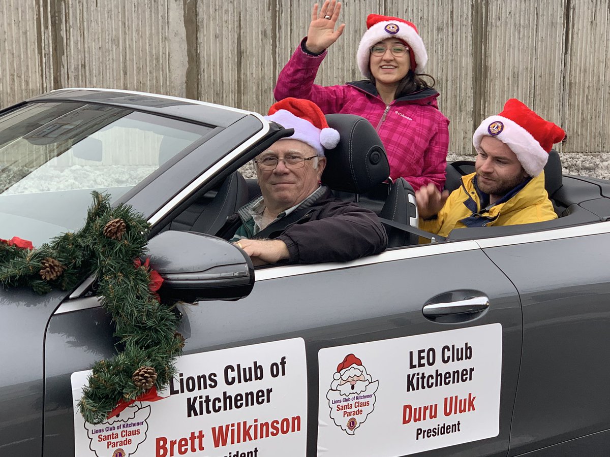 LCKitchener's tweet photo. Thank you #kwawesome for coming out with all the Food for the #@FoodBankWatReg and #Eyeglasses for our vision program. #weserve #be100 #lckitchener #leos #membership #santaparade #kwsantaparade @lionsclubs https://t.co/rcRmzUd1n7